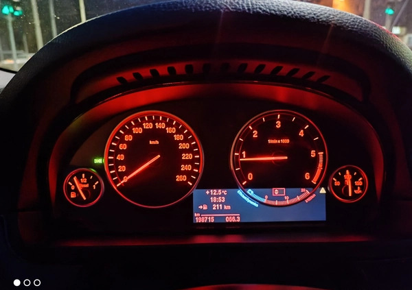 BMW Seria 5 cena 42500 przebieg: 198000, rok produkcji 2013 z Środa Wielkopolska małe 56